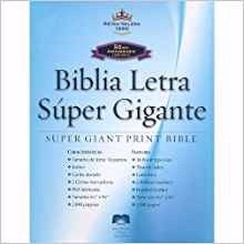 RVR 1960 Biblia Letra Super Gigante (Super Giant Print Bible)-Black Bonded Leather Indexed
