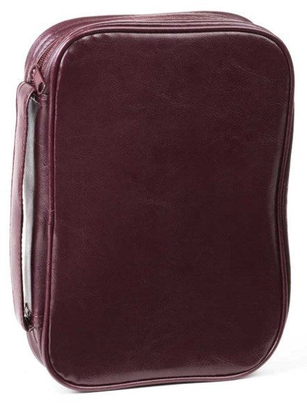 Bible Cover-Leatherette Classic-Xx Large-Burgundy