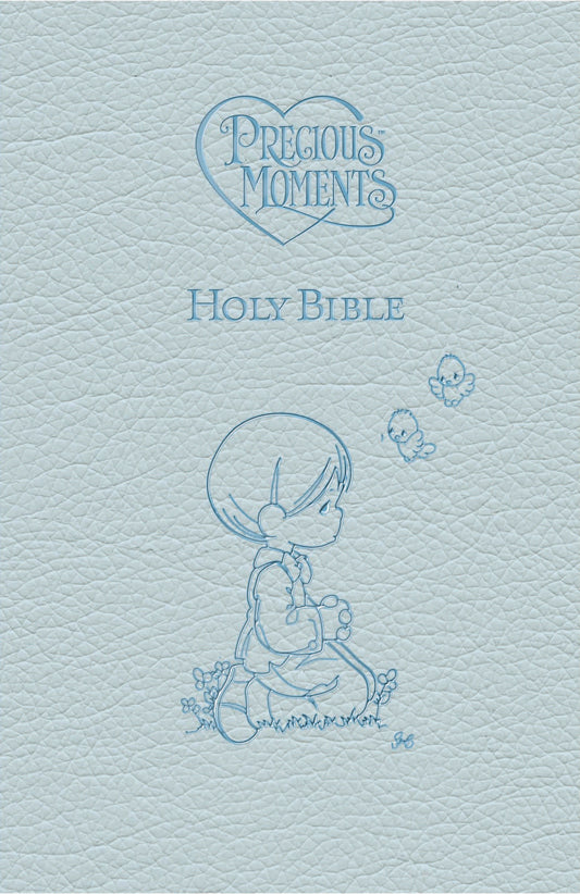 ICB Precious Moments Holy Bible-Blue LeatherSoft