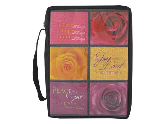 Bible Cover-Flowers-Photo Cover-Multi-LRG