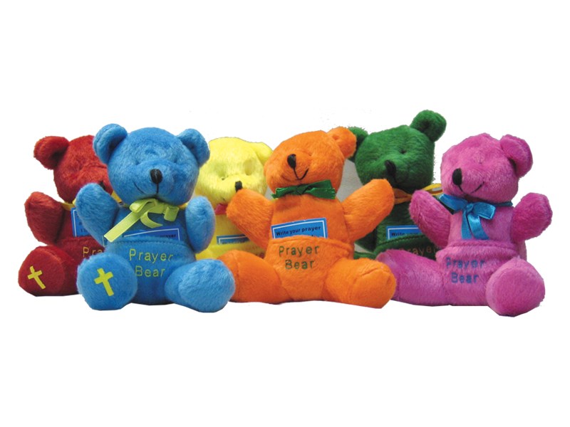 Toy-Plush-Prayer Bears (Asst Colors) (Pack of 12)