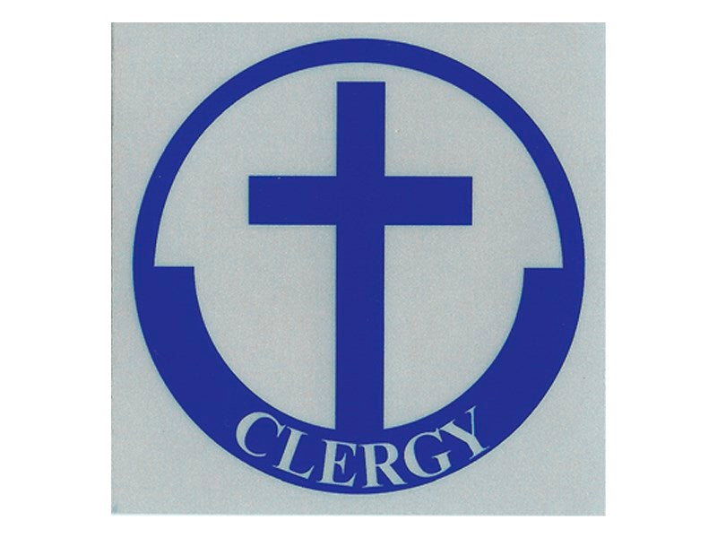 Decal-Clergy-Reflective (Pack of 6)