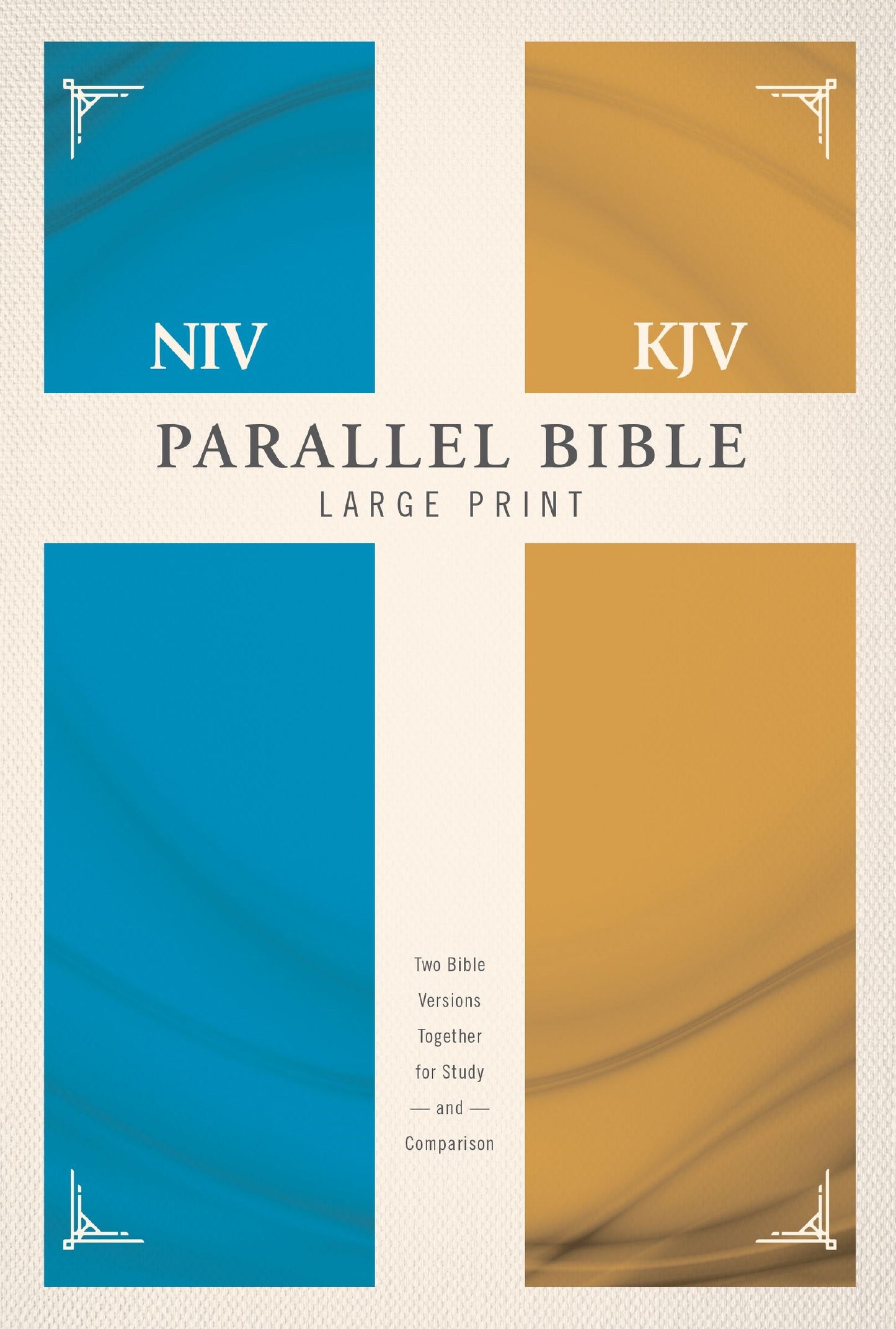 NIV & KJV Side-By-Side Bible/Large Print-Hardcover