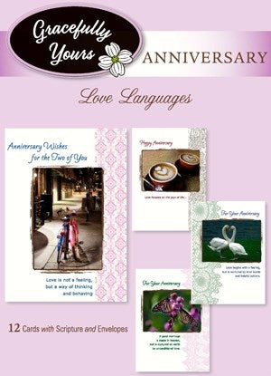 CARD-BOXED-ANNIVERSARY-LOVE LANGUAGES #021 (BX/12)