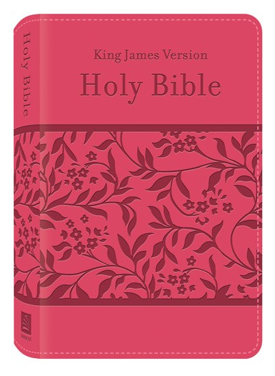 KJV Deluxe Gift & Award-Pink Dicarta Imitation Leather