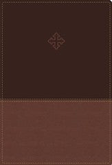 Amplified Study Bible Brown Leathersoft, Indexed