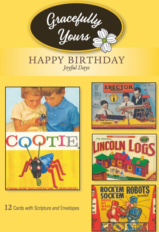Boxed Card-Birthday-Joyful Day #66 (Pack Of 12)