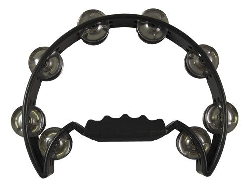 Instrument-Tambourine-Moon Shape-Black