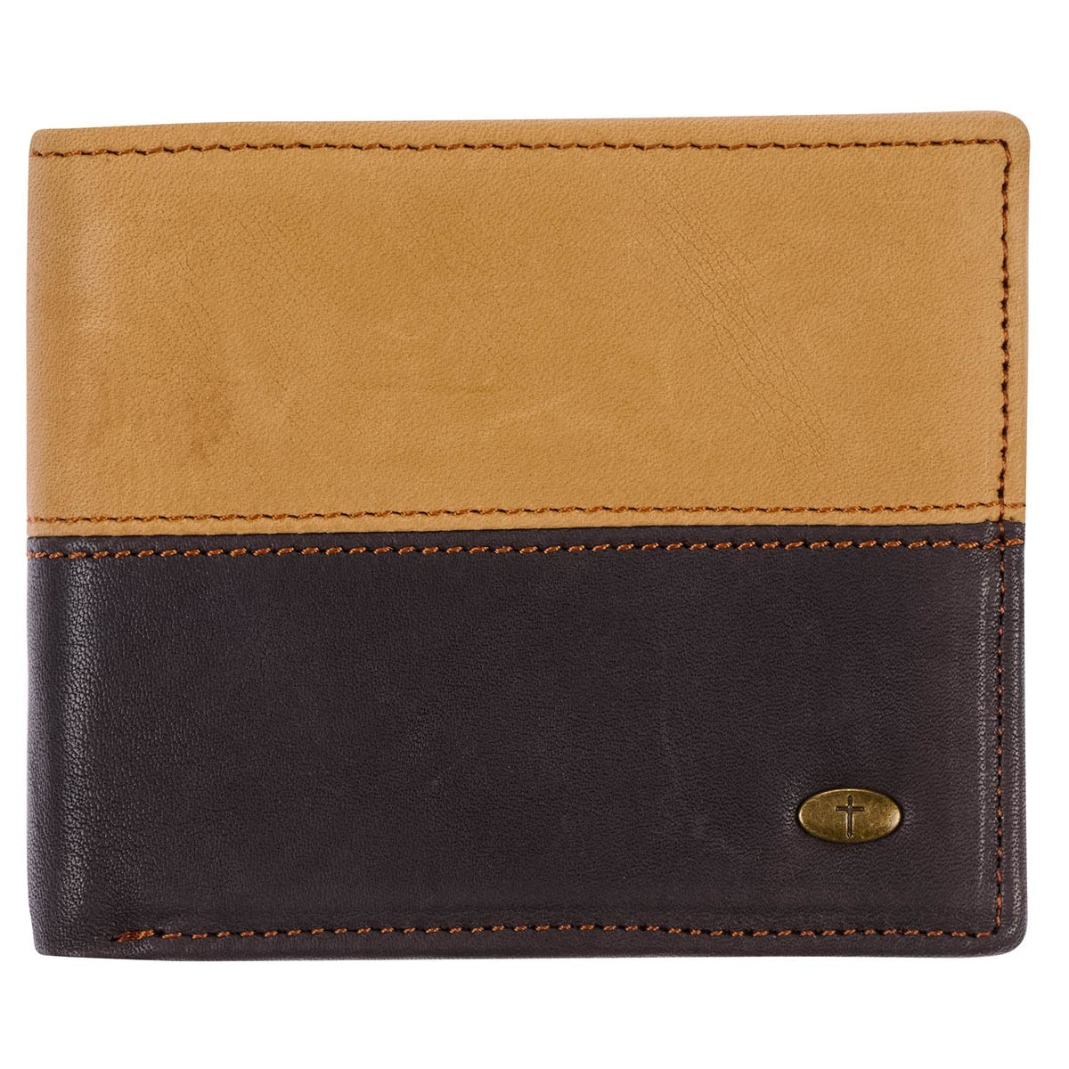 Wallet-Genuine Leather-Cross-Brown/Tan