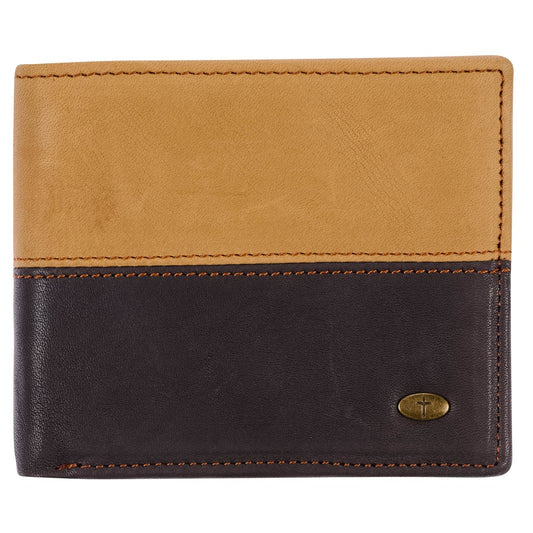 Wallet-Genuine Leather-Cross-Brown/Tan