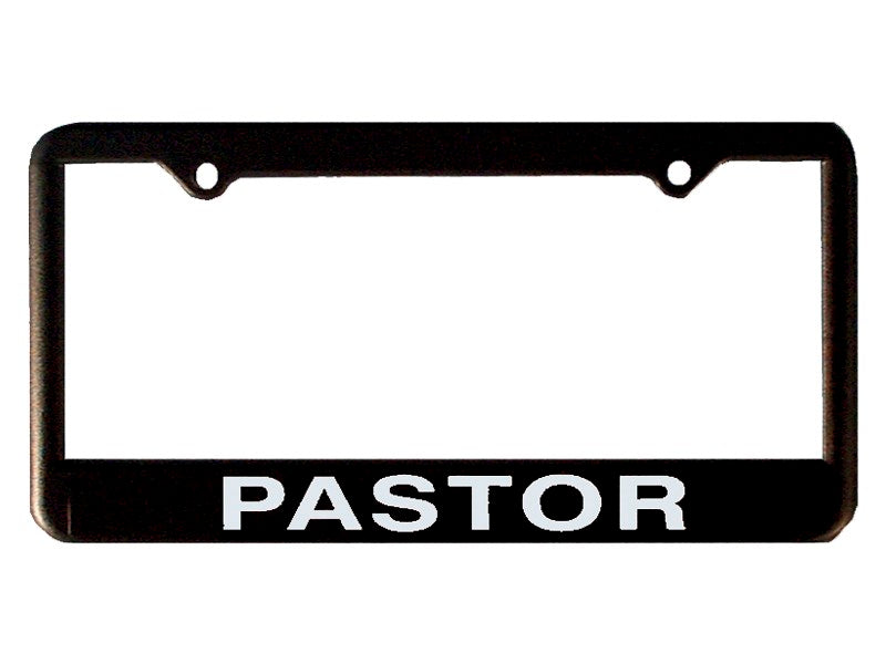 Auto Tag Frame-Pastor-Black