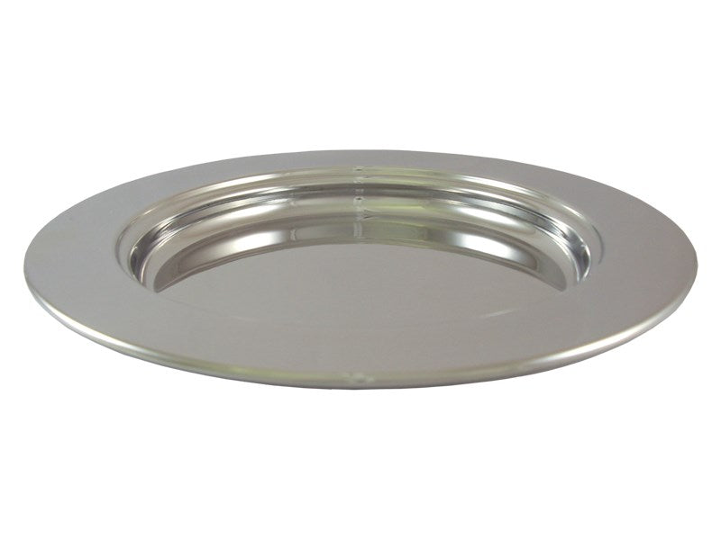 Communion-Silvertone-Bread Plate-Stainless (30-SEP-24=PUB OS*)