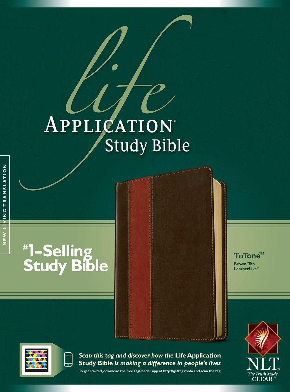 NLT Life Application Study Bible (Second Edition)-Brown/Tan Tutone Indexed