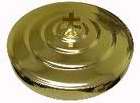 Communion-Solid Brass-Tray Bread Cover-6-3/4" (RW 403BR)