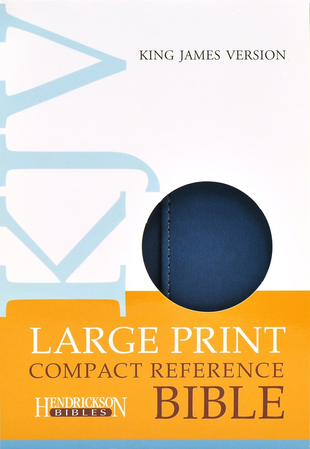 KJV Large Print Compact Reference Bible-Blue Flexisoft w/Magnetic Flap