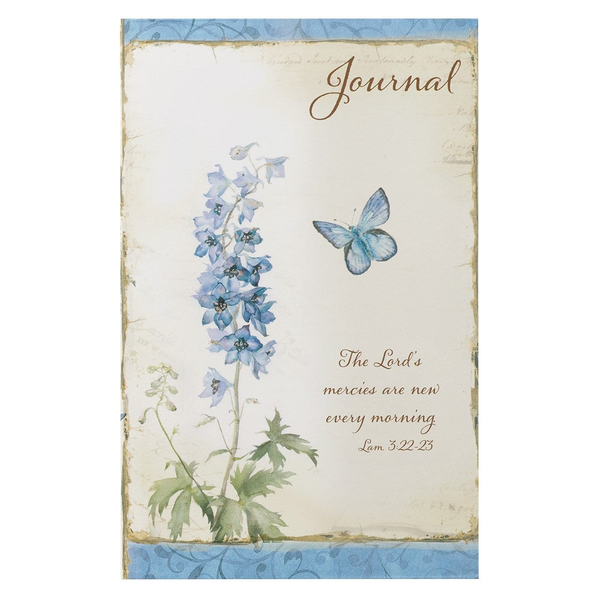 Journal-Lord's Mercies/Blue Flowers-Flexcover