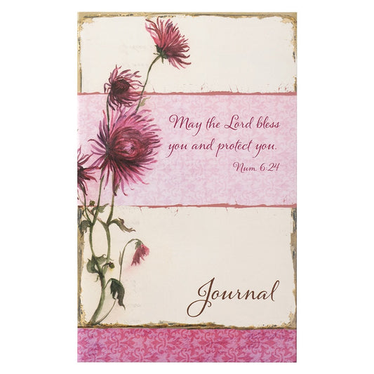 Journal-Lord's Mercies/Pink Flowers-Flexcover