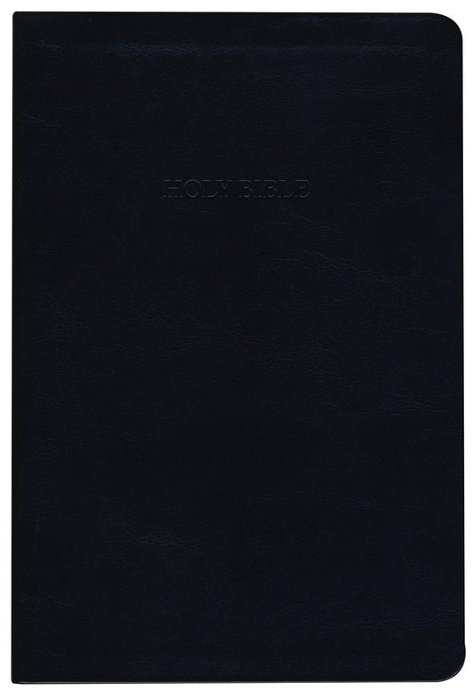 KJV Large Print Thinline Reference Bible-Black Flexisoft