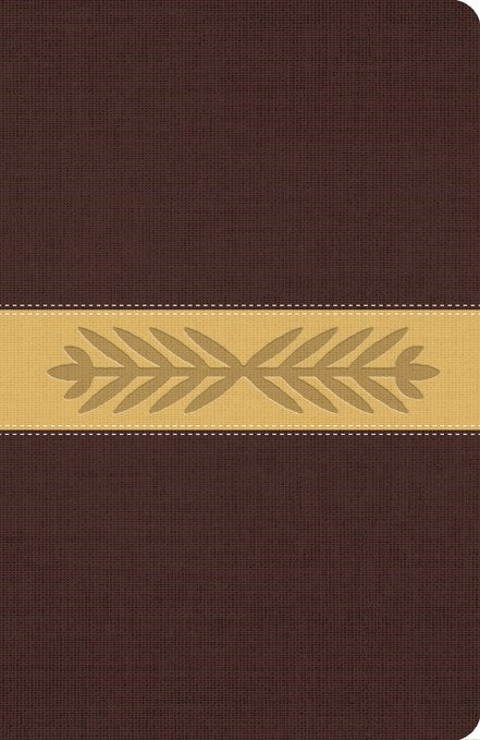 The Message (Numbered Edition)-Harvest Wheat LeatherLook