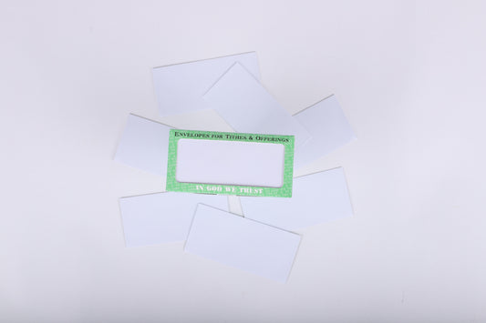 Offering Envelope-Blank White (Pack Of 100)