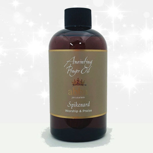 Anointing Oil-Spikenard-8 Oz-Amber Decanter