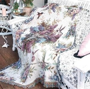 Throw-Whisper Wings-Psalm 91:4-Tapestry (50" x 60")