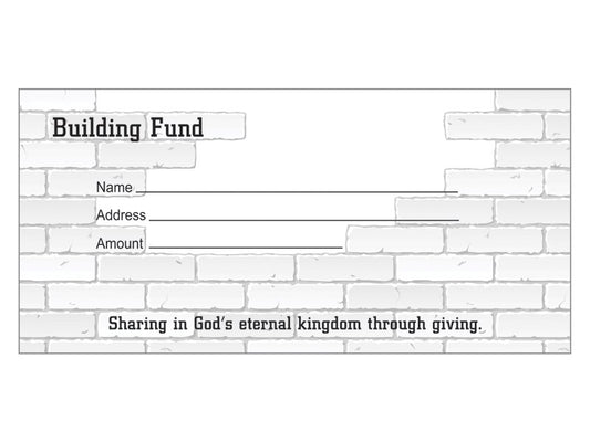 Offering Envelope-Building Fund (Pack Of 100)