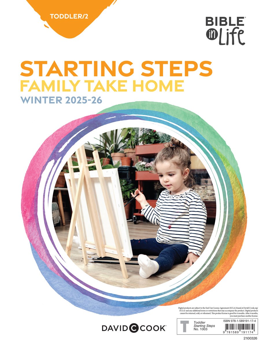 Bible-In-Life/Echoes/Reformation Press Winter 2025-2026: Toddler/2 Starting Steps (Craft/Take-Home) (#1003 5003)