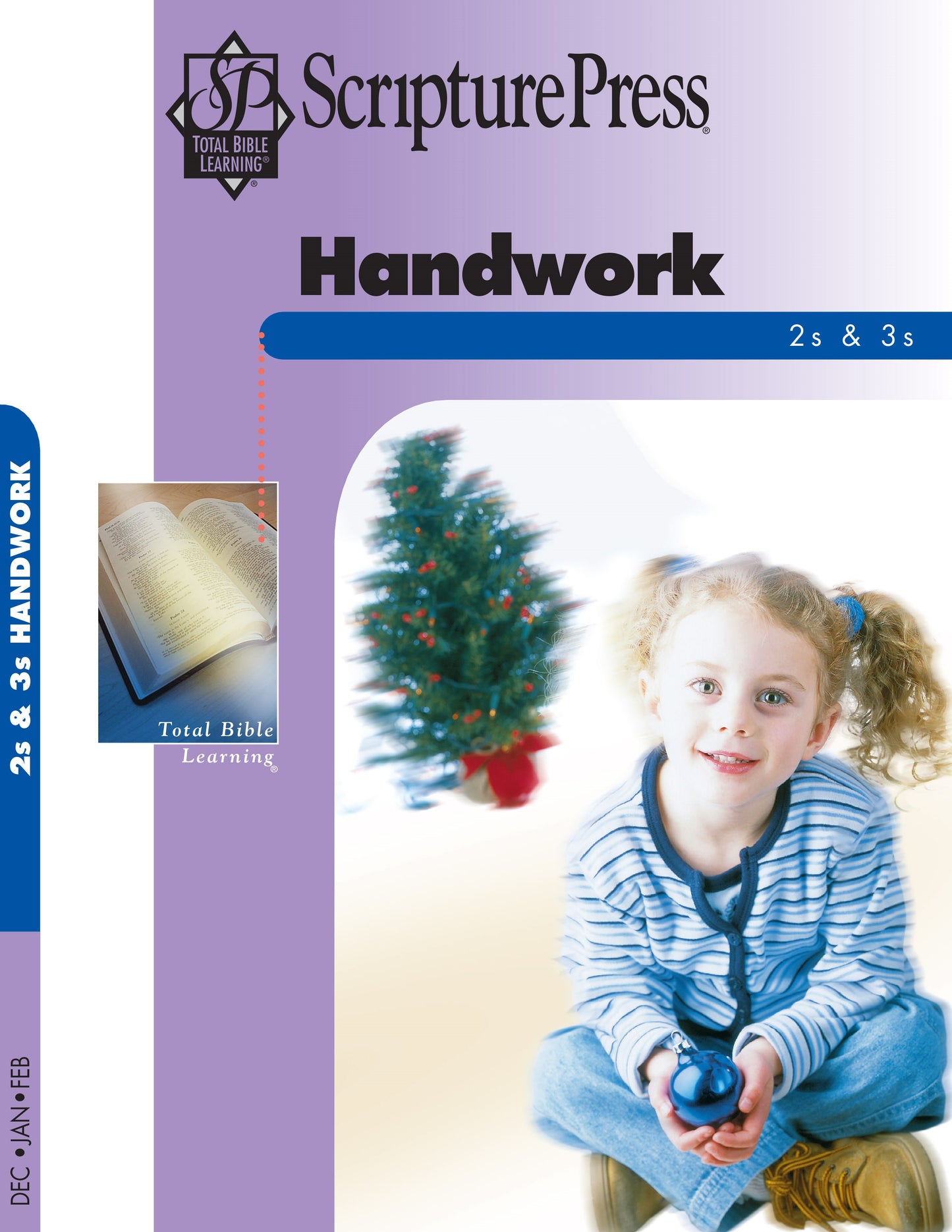 Scripture Press Winter 2025-2026: 2s & 3s Handwork (Craft Book) (#4013)