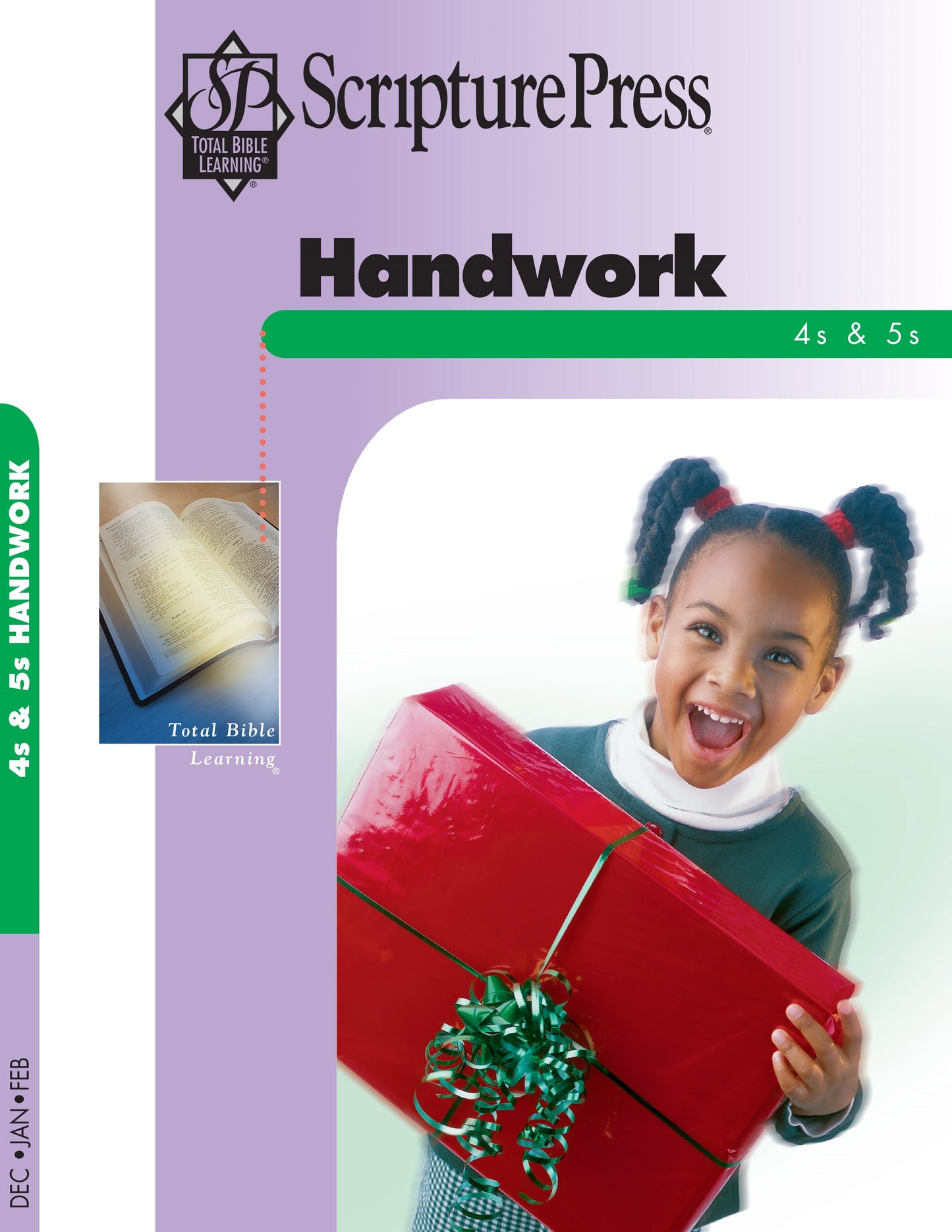 Scripture Press Winter 2025-2026: 4s & 5s Handwork (Craft Book) (#4023)