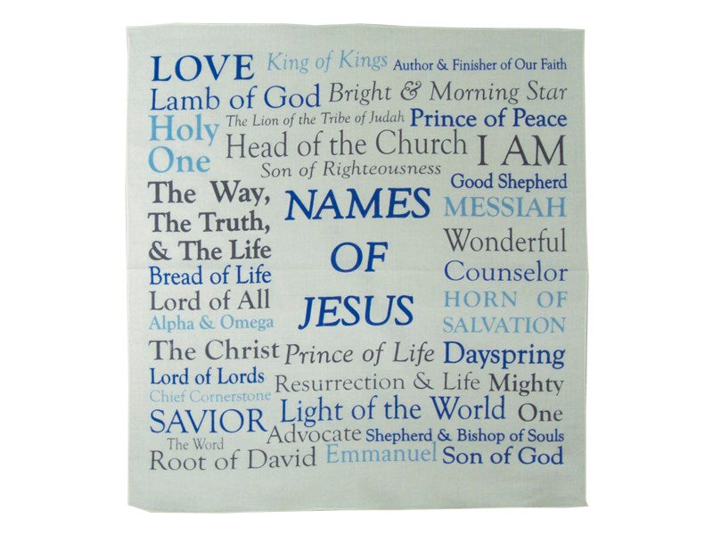 Prayer Cloth-Names of Jesus (Pack Of 6)