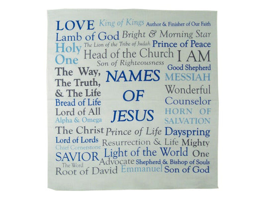 Prayer Cloth-Names of Jesus (Pack Of 6)