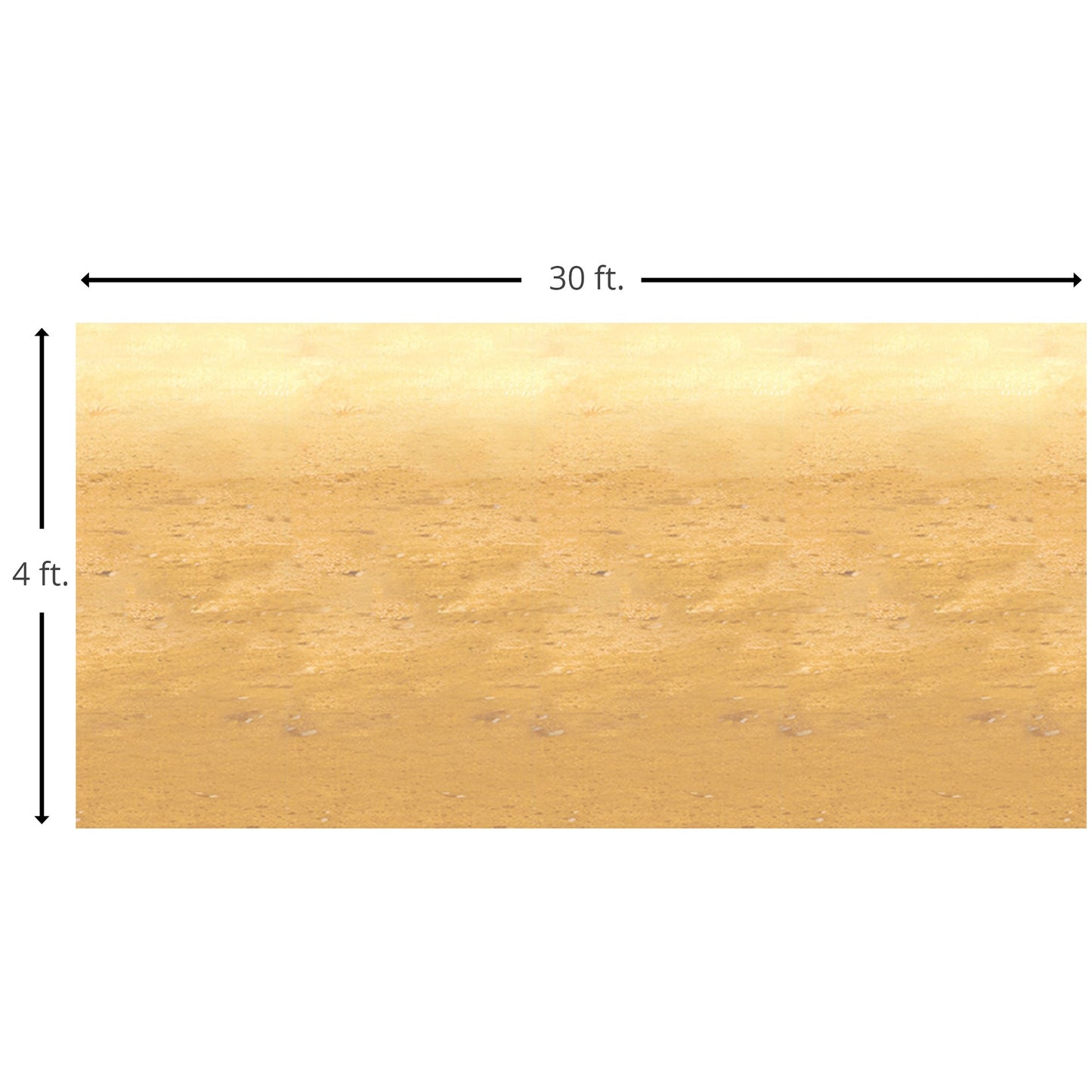 Desert Sand Backdrop (30' x 4') (NR)