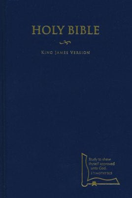 KJV Drill Bible-Blue Hardcover