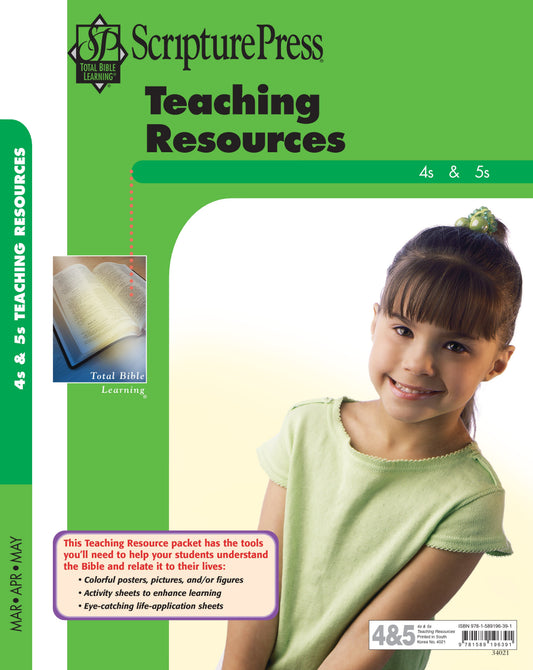 Scripture Press Spring 2026: 4s & 5s Teaching Resources (#4021)