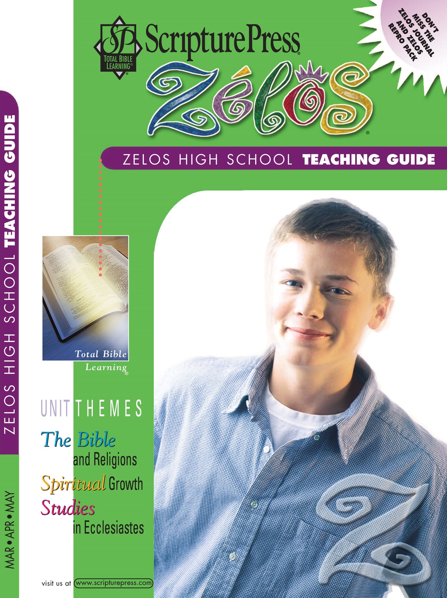 Scripture Press Spring 2026: High School Zelos Teaching Guide (#4070)