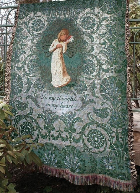 Throw-Thinking Of You-Willow Tree-Tapestry (50" x 60")