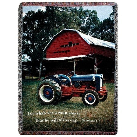 Throw-Mill Spring Farm-Tapestry (50" x 60")