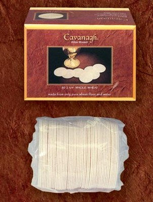 Communion-Whole Wheat Altar Bread-Cross Design (2-3/4")-Box Of 50