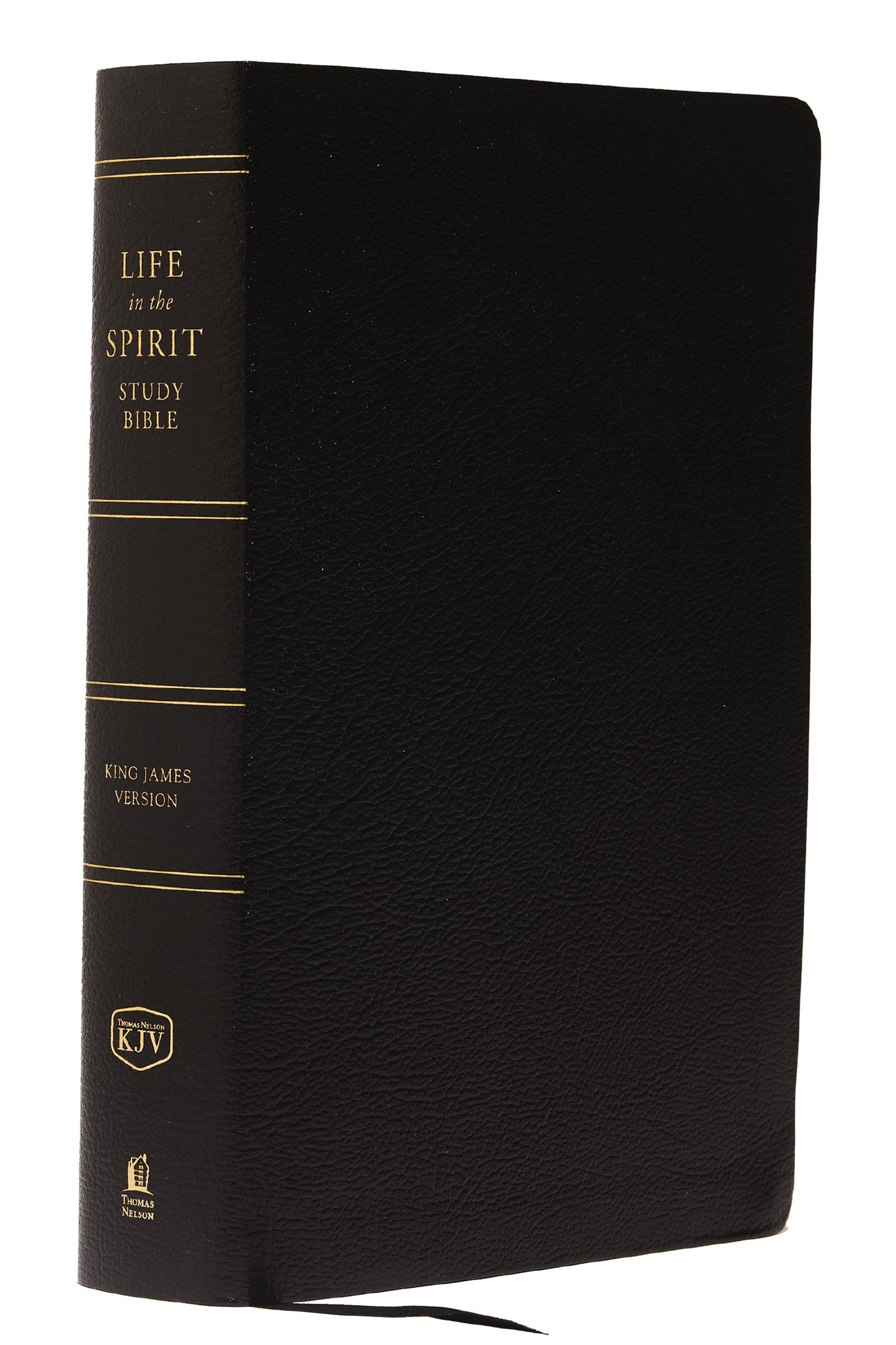 KJV Life In The Spirit Study Bible-Black Bonded Leather Indexed