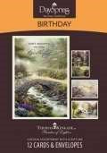 Card-Boxed-Birthday-For You-Thomas Kinkade (Box Of 12)