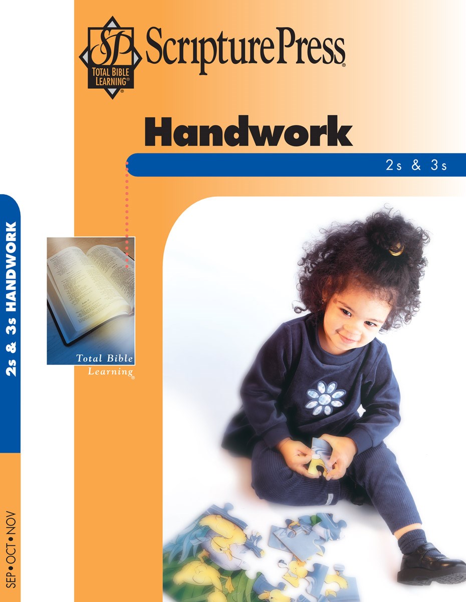 Scripture Press Fall 2025: 2s & 3s Handwork (Craftbook) (#4013)
