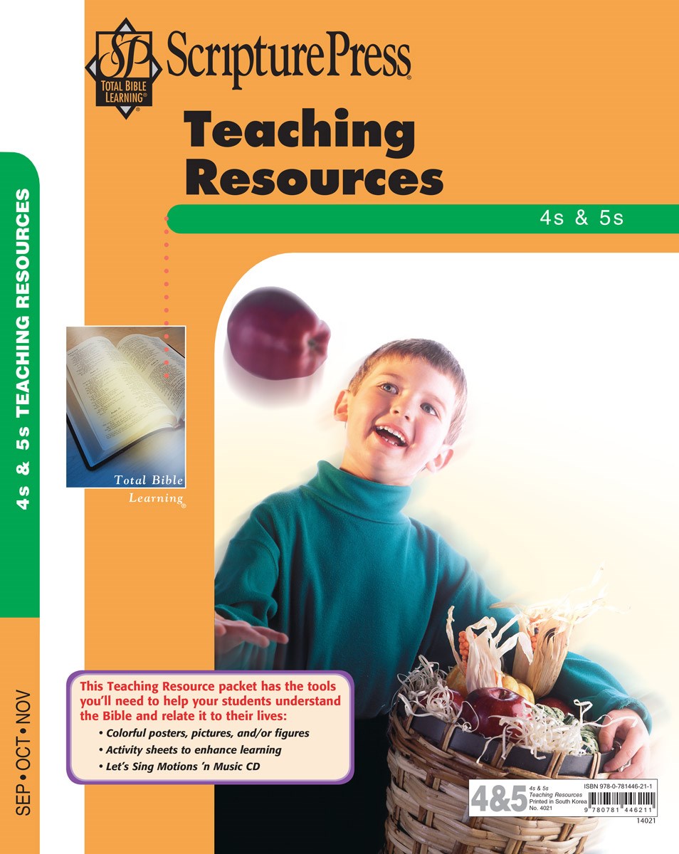 Scripture Press Fall 2025: 4s & 5s Teaching Resources (#4021)