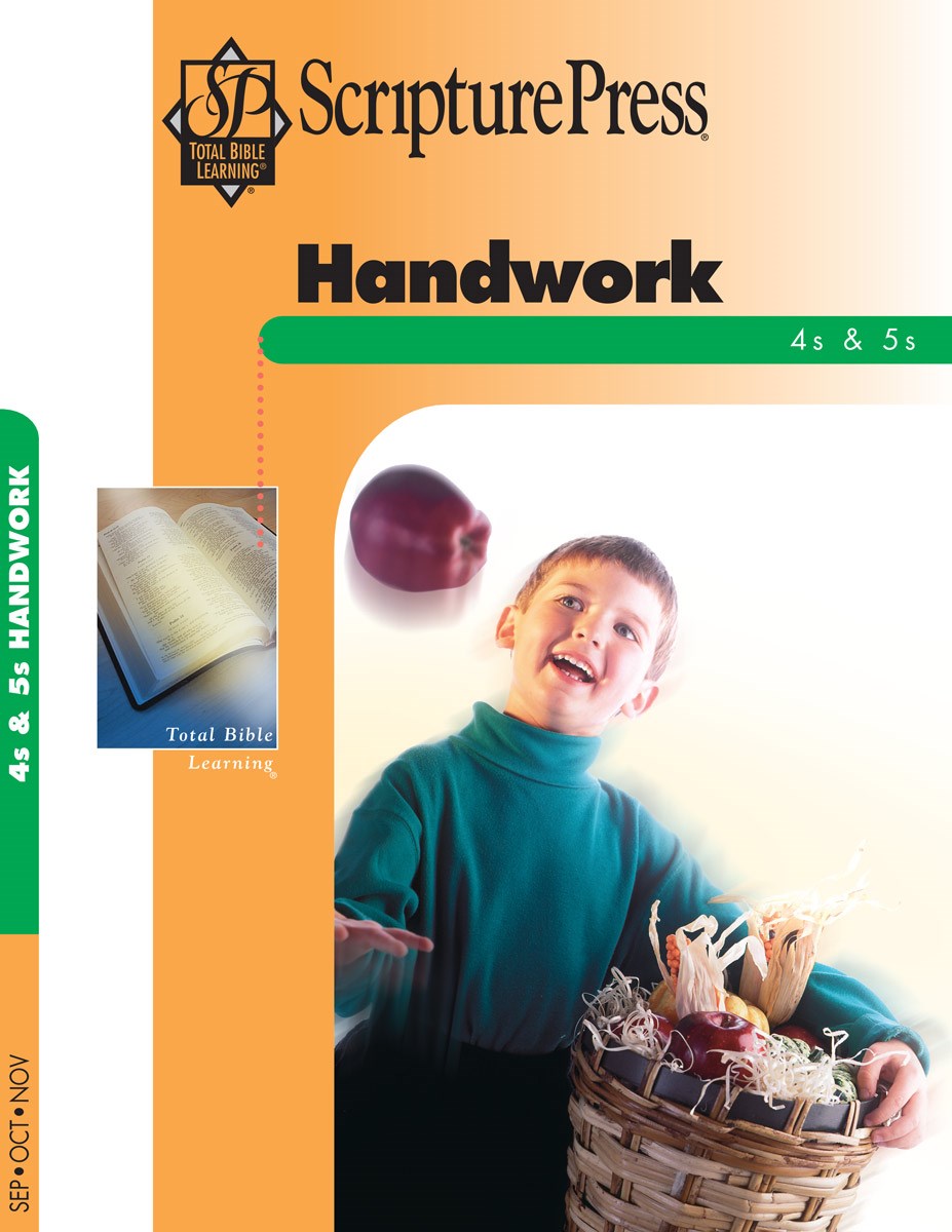 Scripture Press Fall 2025: 4s & 5s Handwork (Craftbook) (#4023)