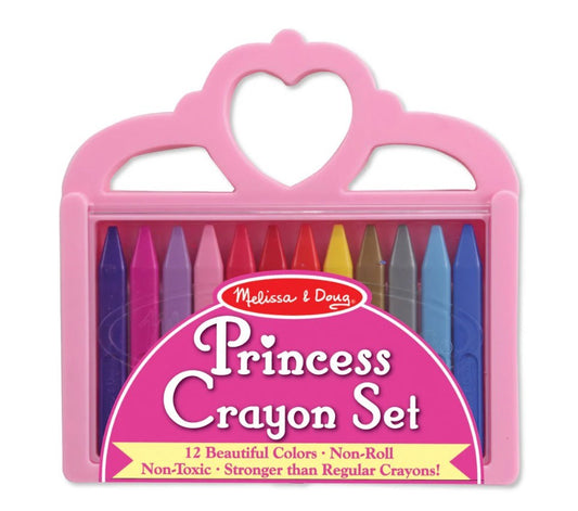 Toy-Princess Crayon Set (12 Colors) (Ages 3+)