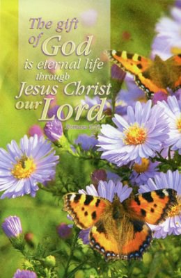 Bulletin-Gift Of God Is Eternal Life Through Jesus Christ Our Lord (Romans 6:23) (Pack Of 100)