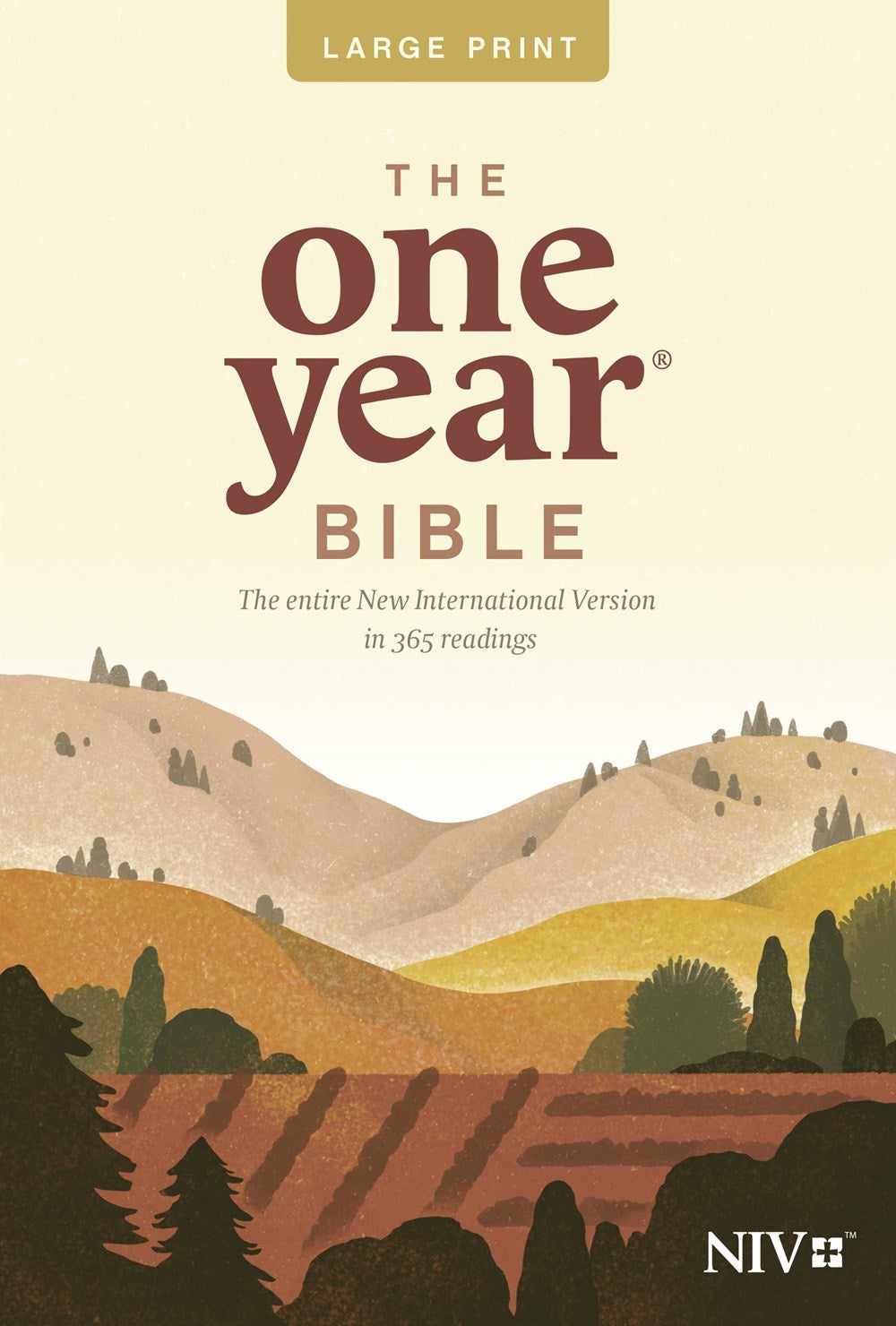 NIV The One Year Bible Premium Slimline/Large Print-Softcover