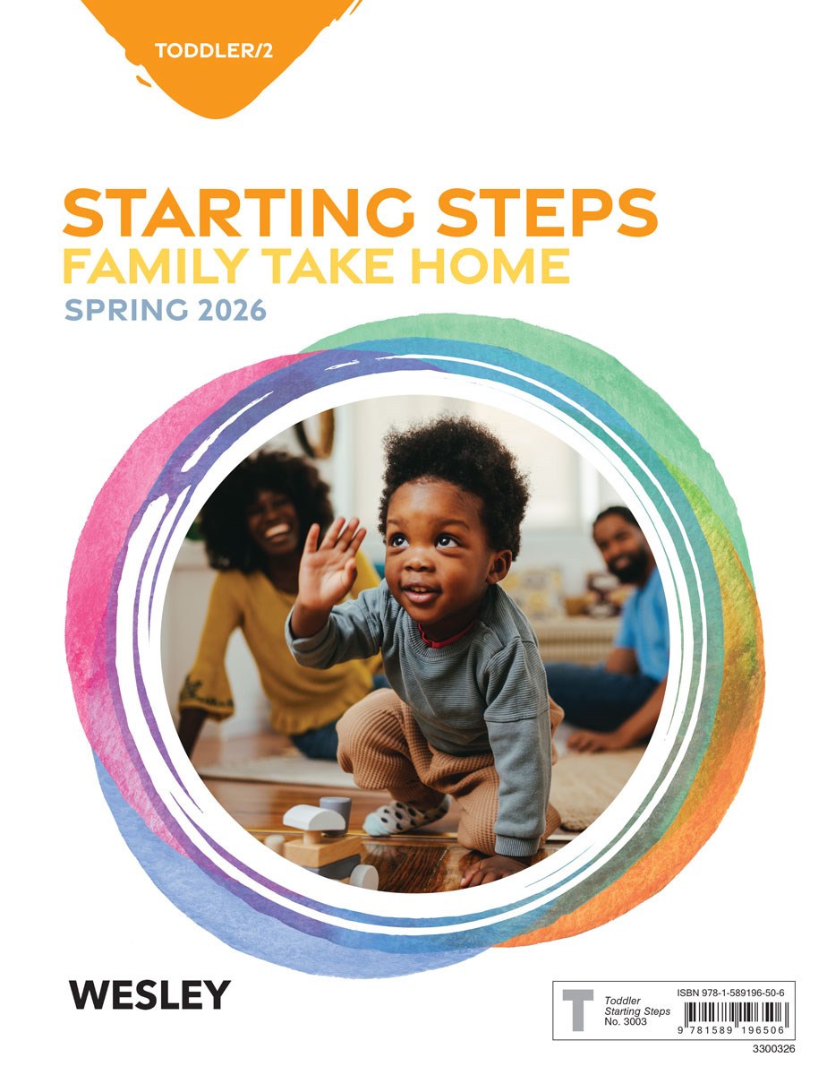 Wesley Spring 2026: Toddler/2 Starting Steps (Craft/Take-Home) (#3003)