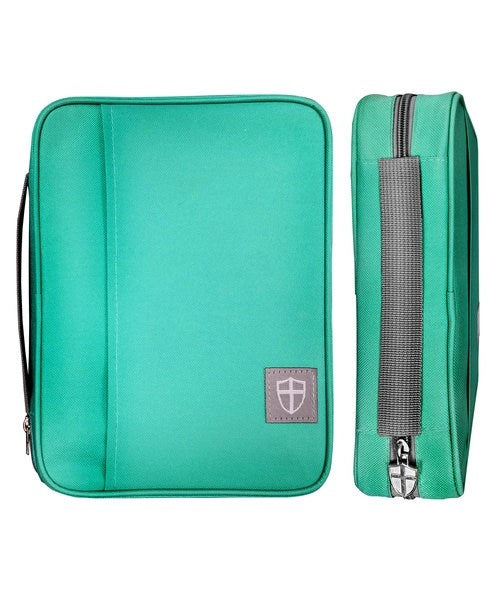 Bible Cover-Armor Of God-Tiffany Blue-LRG