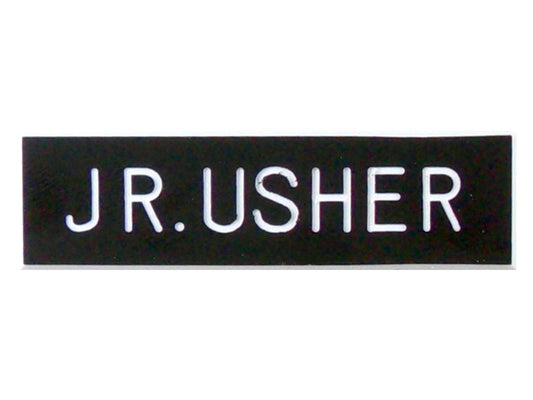 Badge-Jr Usher-Pin Back (5/8 x 2)-Plastic